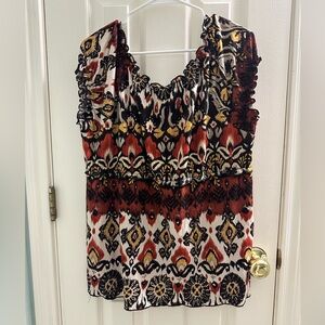 Cato Multicolor Patterned Blouse